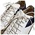Jil Sander Deutsche Low-Cut Sneakers Weiß Marineblau - Ansicht 11