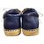 Jil Sander Deutsche Low-Cut Sneakers Weiß Marineblau - Ansicht 6