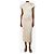 Manning Cartell Falda midi crema con flecos - talla UK 6 Crudo - vista 2