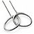 Tiffany & Co Pendente Collana Doppio Anello Tiffany Elsa Peretti Argento - vista 4