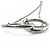 Tiffany & Co Pendente Collana Doppio Anello Tiffany Elsa Peretti Argento - vista 5