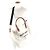 Borsa shopping Maxi 2 in 1 SAINT LAURENT Rive Gauche Marrone Beige - vista 3