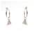 Orecchini a perno Prada 2JO750 Nero Argento  - vista 3