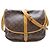Borsa a Spalla Saumur GM Donna Louis Vuitton Marrone Monogramma - vista 2