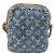 Borsa a tracolla in denim Louis Vuitton Blu - vista 2