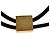 Scrunchie Nanogram Planet di Louis Vuitton Nero Argento D'oro - vista 5