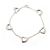 Tiffany & Co Bracciale charm 5 pezzi Open Heart di Tiffany Argento