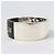 Tiffany & Co. Bracciale ritagliato Tiffany T in argento e nero - vista 2