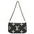 Schultertasche Multi Pochette Accessoires Monogram Empreinte in zwei Farben Louis Vuitton M45777 Schwarz Beige - Ansicht 2
