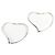 Tiffany & Co Orecchini a cerchio Open Heart di Tiffany Elsa Peretti Argento
