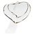 Tiffany & Co Orecchini a cerchio Open Heart di Tiffany Elsa Peretti Argento - vista 3