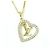 Collana in oro My LV Heart con strass Louis Vuitton D'oro