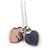 Tiffany & Co Pendente Doppio Cuore Tag Ritorno a Tiffany Argento D'oro - vista 2