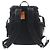 Tod's Medium Fabric and Leather Backpack Black - view 4