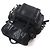 Tod's Medium Fabric and Leather Backpack Black - view 7