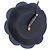Broche Corsage en Cuir Camélia de Chanel Noir - vue 6