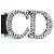 Schmaler Ledergürtel mit CD-Strassschnalle von Christian Dior - Ansicht 7