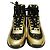 NEUE CHANEL G35060 HOHE TRAINER LOGO CC 39 SNEAKERS Schwarz - Ansicht 5