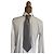 ✨ LANVIN Paris silk tie – Gray & yellow geometric patterns ✨ Grey