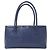 Executive Borsa tote esecutiva da donna Chanel in pelle di vitello blu - vista 2