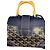 Borsa Goyard Saigon Soft Mini Blu Navy Pelle
