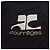 Courreges Sudadera Negra con Logo Courrèges Talla 1 – Corte Oversized – Gráfico Icónico AC Negro - vista 4