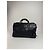 Vintage Burberry Leder-Duffel-Tasche Schwarz - Ansicht 13