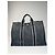 Vintage Hermès Canvas Tote Bag Schwarz Grau - Ansicht 14