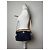 Céline Vintage Celine Triomphe Shoulder Leather Polyester Bag Navy Gold Navy blue - view 5