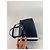 Vintage Givenchy Lederhandtasche Marineblau - Ansicht 10