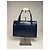 Vintage Givenchy Lederhandtasche Marineblau - Ansicht 2