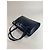 Vintage Givenchy Lederhandtasche Marineblau - Ansicht 4