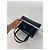 Vintage Givenchy Lederhandtasche Marineblau - Ansicht 9