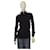 Autre Marque Unique Pieces by Edmond Luu Black Ribbed High-Neck Sweater – Size L  - view 1
