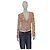 PINKO Blusa de estampado de leopardo con lazo frontal – Talla IT 40 / US 4–6 Multicolor
