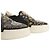 Sneaker platform in pelle nera con borchie e cristalli Roberto Cavalli 38 Nero - vista 10