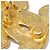 Chanel CC Clip-On Quilted Metal D'oro - vista 4