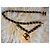 Chanel Vintage Leather/Chain Belt CC Black Gold hardware - view 5