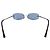 Chanel Blue Tinted Silver CC Logo Randlose Sonnenbrille 4002 Silber Blau - Ansicht 8