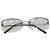 Chanel CC Logo Silber Klare Randlose Strass Sonnenbrille 4093-B - Ansicht 2