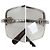 Chanel CC Logo Silber Klare Randlose Strass Sonnenbrille 4093-B - Ansicht 6