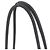 Borsa a spalla tote in nylon tessuto nero con logo Prada - vista 3