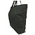 Borsa a spalla tote in nylon tessuto nero e verde scuro con logo Prada in metallo - vista 3