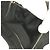 Borsa a spalla tote in nylon tessuto nero e verde scuro con logo Prada in metallo - vista 9