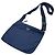 Borsa a tracolla incrociata in nylon blu navy con logo Prada