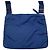 Borsa a tracolla incrociata in nylon blu navy con logo Prada - vista 2