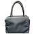 Prada Nylon Tessuto Hellblau Grau Logo Handtasche - Ansicht 4