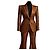 Completo tre pezzi Alexandre Vauthier Lurex Bronzo
