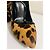 Décolleté Gucci in pelliccia stampa leopardata Marrone scuro - vista 3