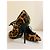 Décolleté Gucci in pelliccia stampa leopardata Marrone scuro - vista 4
